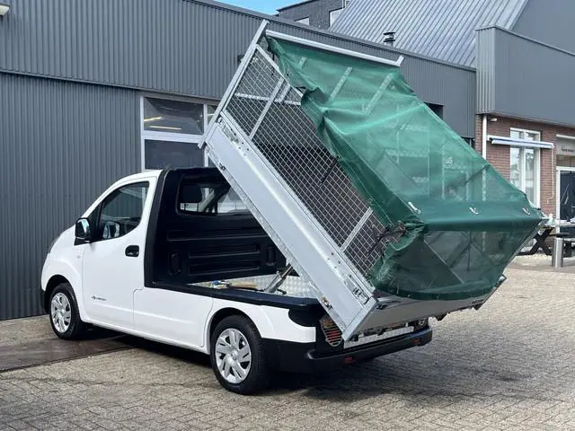 Nissan e-NV200 Elektrische Kipper Openlaadbak Airco Cruise controle Telefoonverbinding 2-Persoons Ki...