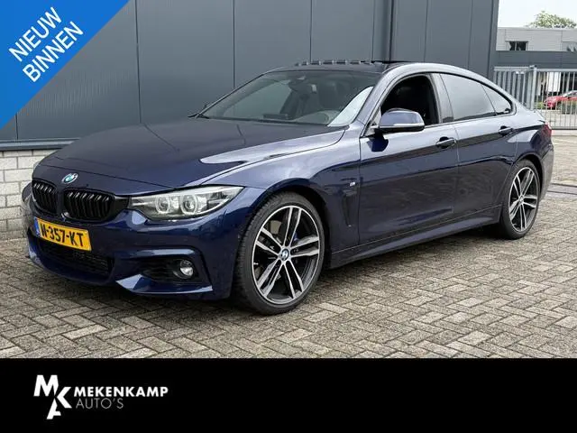 BMW 4-serie Gran Coupé 418i Executive Edition 19"/Leder + memory/Schuif-kanteldak/Harman Kardon/Head...