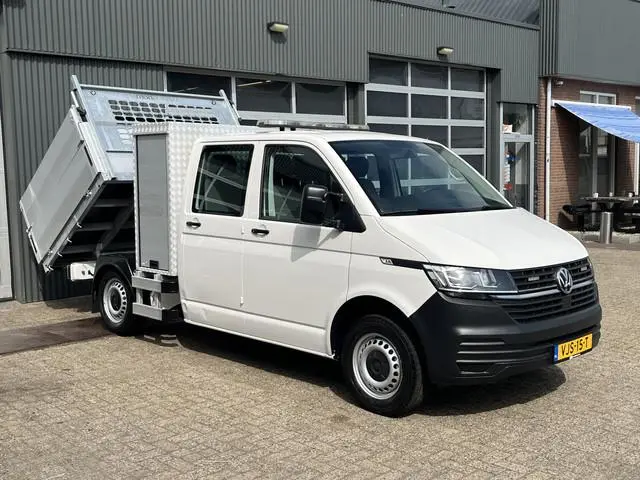 Volkswagen Transporter 2.0 TDI L2H1 DC 30 Dubbele cabine open laadbak Airco Cruise controle trekhaak...