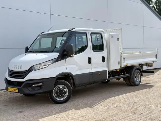 Iveco Daily 35C16 3.0 Dubbele Cabine Kipper Dubbellucht 3,5t Trekhaak 6 Stoelen Airco Cruise Control...