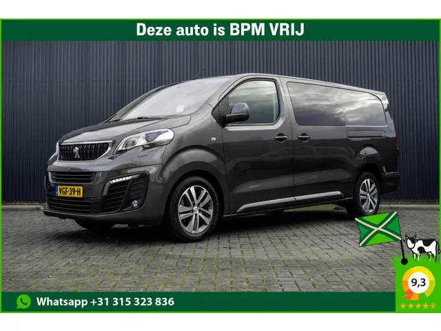 Peugeot Expert 2.0 BlueHDI 122PK | L3H1 | DC | Xenon | Automaat | Schakelflippers | Carplay | Camera...