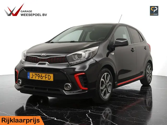 Kia Picanto 1.0 MPi GT-Line Edition - Navigatie - Camera - Airco - Cruise control - 15 inch LM velgen - Privacy glass - Fabrieksgarantie tot 07-2027