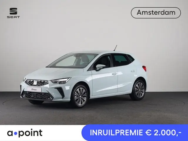 SEAT Ibiza Style Business Connect 1.0 EcoTSI 95 pk | Oniric Grey Metallic | Velgen 'Design Machined'...
