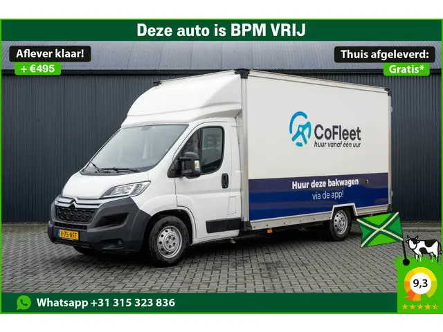 Citroën Jumper **2.0 BlueHDi  | Bakwagen | Uniek laadsysteem | Camera | Cruise | Navi | Airco**