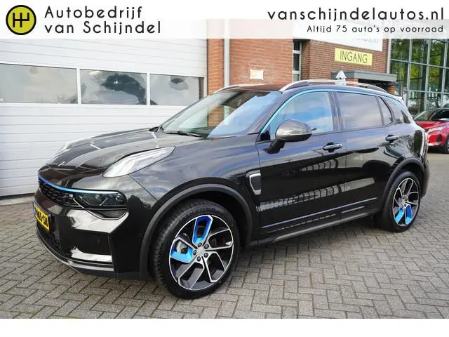 Lynk & Co 01 1.5 261PK! ORIGINEEL NEDERLANDS ZWARTE HEMEL ROLHOES 360CAMERA 6,6KWH LADER PANORAMADAK...