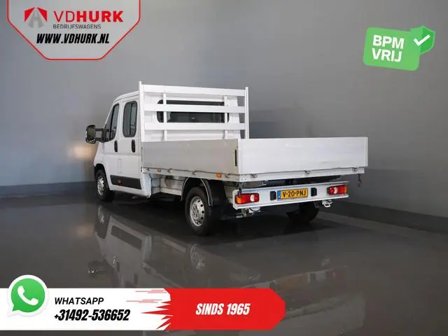 Opel Movano 2.2 140 pk DC Dubbel Cabine Open Laadbak/ 7 Pers./ 2.5t Trekverm./ Cruise/ Airco/ 288x21...