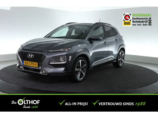 Hyundai Kona 1.0T Premium | TREKHAAK | STOEL- STUURVERW. |