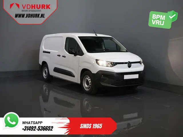 Citroën ë-Berlingo 50 kWh 345 km WLTP L2 Carplay/ Snellader/ 3Pers./ Airco/ Navi/ Camera/ Cruise/ PD...