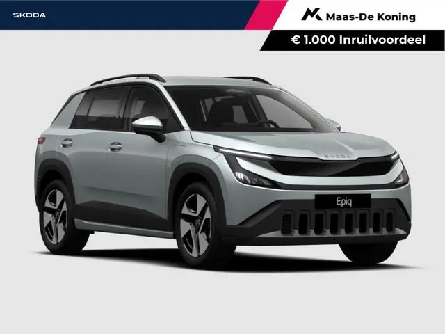 Skoda Epiq Selection Launch Edition 56 kWh | Pebble Silver | Travel Pakket | €1000 inruilpremie
