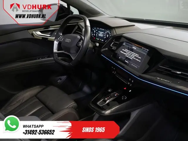 Audi Q4 e-tron 40 77kWh 523 km WLTP S-Line/ Pano/ Leder/ Keyless/ Virtual Cockpit/ Stoelverw./ Elek....
