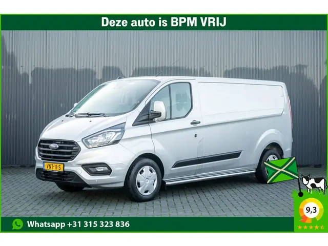 Ford Transit Custom L2H1  | 130pk | Automaat | LED | Camera | Stoelverw. | Cruise | Airco