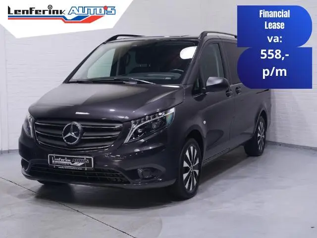 Mercedes-Benz Vito 116 CDI 163 pk Dubbel Cabine Lang 2x Schuifdeur LED Koplampen, Camera achter, Aud...
