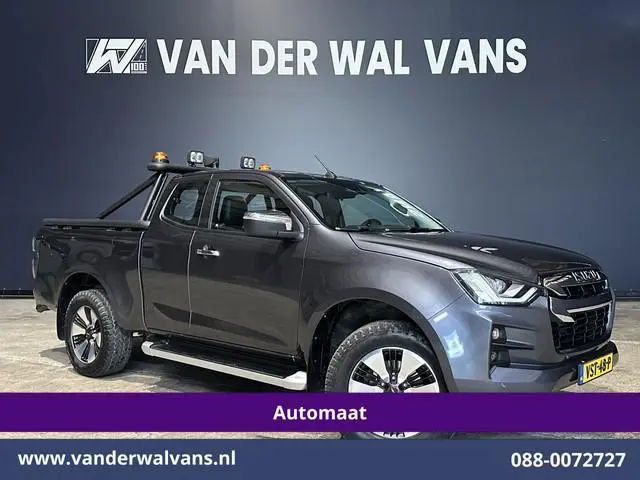 Isuzu D-Max 1.9 Extended 164pk Automaat 3500kg Trekhaak Euro6 Airco | Camera | Sidebars | Leer | App...