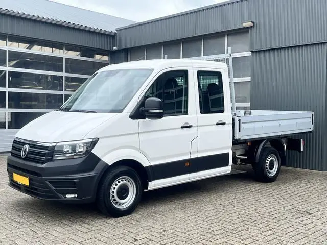 Volkswagen Crafter 35 2.0 TDI DC Open laadbak Airco Cruise controle Pick-up Euro 6 Parkeerhulp achte...
