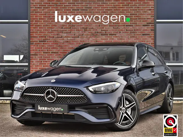 Mercedes-Benz C-klasse Estate 300 e AMG Line Pano Trekh Distr Memory+Ventilatie HUD 360 Night