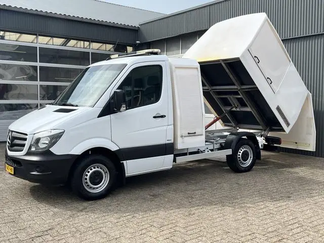 Mercedes-Benz Sprinter 314 CDI Automaat Veegvuilkipper Kipper Airco Trekhaak 2000kg Telefoonverbindi...