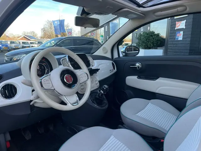 Fiat 500 C 0.9 TwinAir Turbo Anniversario, Airco, Bluetooth, Cruise, PDC, NAP