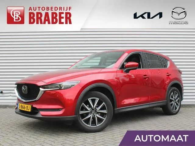 Mazda CX-5 2.5 SkyActiv-G 194 GT-M 4WD | Trekhaak | Stuur-/stoelverwarming | Leer | 19" LM | Navi |...
