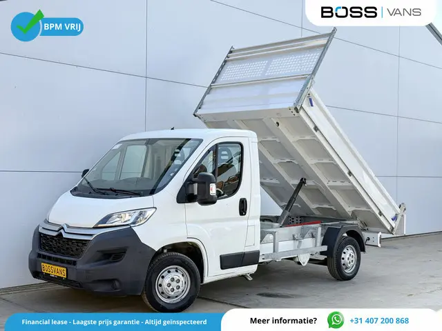 Citroën Jumper 2.0 130PK Kipper Airco Cruise Control Trekhaak Opbouw Benne Tipper