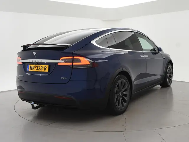 Tesla Model X 75D + TREKHAAK 2250 KG | LEDER | PANORAMA | LUCHTVERING | 20 INCH