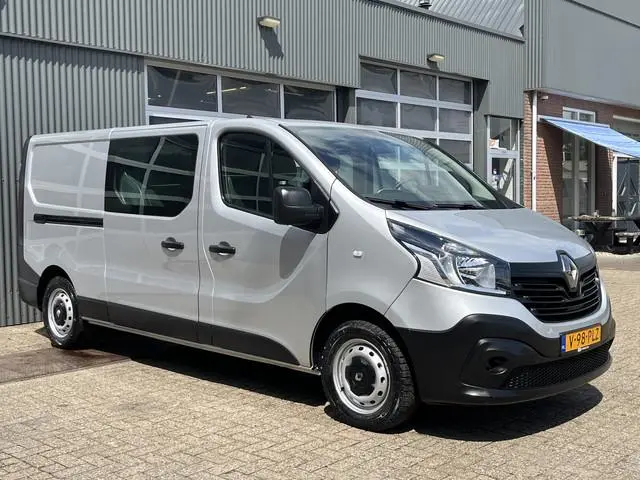 Renault Trafic 1.6 dCi L2H1 DC Marge Btw /Bpm vrij Airco Cruise controle Navigatie Dubbele cabine 1e...