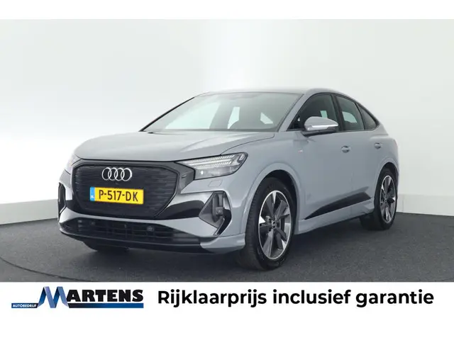 Audi Q4 Sportback e-tron 40 204pk S edition 77 kWh SOH 91% Leder Memory Sonos Head-Up Stoelverwarmin...