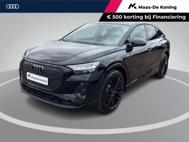 Audi Q4 Sportback e-tron 45 S Edition 82 kWh 210kW/286PK · Leder · Stoelverwarming · Navigatie · App...