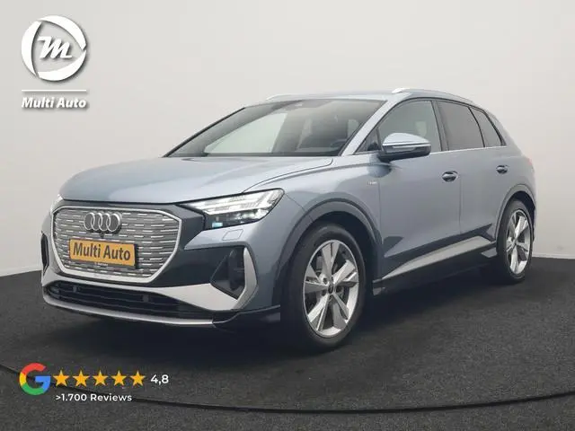 Audi Q4 e-tron 40 2x S Line 82 kWh 204pk Dealer O.H | Trekhaak Af Fabriek | Matrix LED | Keyless | L...