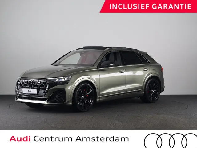 Audi Q8 60 TFSI e quattro Pro Line S Competition 490pk | Panoramadak | HUD | 4 wielbesturing | Stoel...