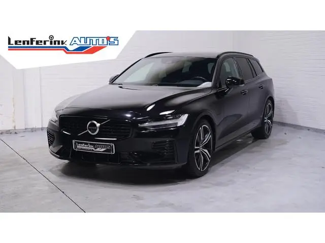 Volvo V60 2.0 T6 Recharge AWD R-Design Black-line private-glas Navigatie electr achterklep afneembar...