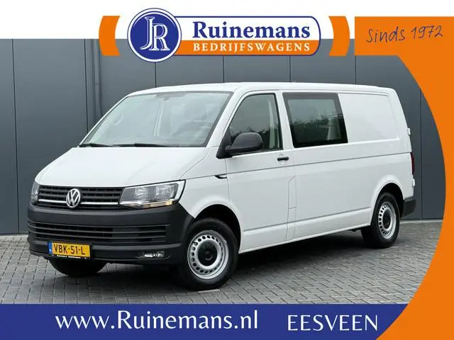 Volkswagen Transporter 2.0 TDI / L2H1 / DUBBELE CABINE / TREKHAAK / 1e EIG. / CRUISE / AIRCO / ISOFI...