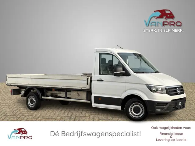 Volkswagen Crafter 2.0 TDI AUTOMAAT 177PK PICK-UP L4 Open Laadbak / Lengte Laadbk 4.30 / Airco / Cru...