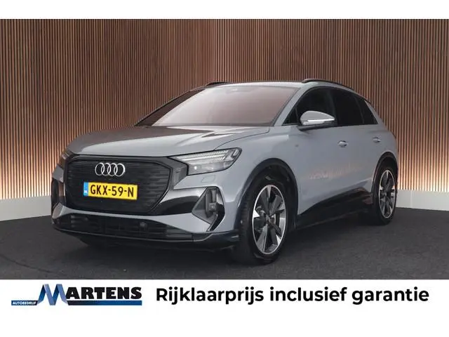 Audi Q4 e-tron 50 299pk quattro S edition 77 kWh SOH 90% Trekhaak Camera Leder Memory Navigatie 2x S...
