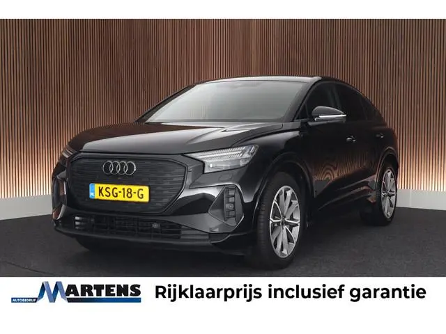 Audi Q4 Sportback e-tron 40 Advanced edition 82 kWh SOH 98% Leder Sportstoelen Stoelverwarming ACC 3...