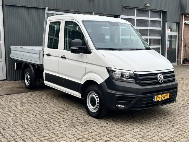 Volkswagen Crafter 35 2.0 TDI DC Open laadbak Airco Cruise controle Pick-up Euro 6 Parkeerhulp achte...