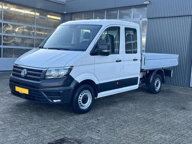 Volkswagen Crafter 35 2.0 TDI DC Open laadbak Airco Cruise controle Pick-up Euro 6 Parkeerhulp achte...