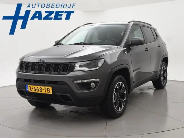 Jeep Compass 4xe 240 PK PLUG-IN HYBRID 4X4 TRAILHAWK + TREKHAAK | VOL LEDER | ALPINE | CARPLAY | DAB...