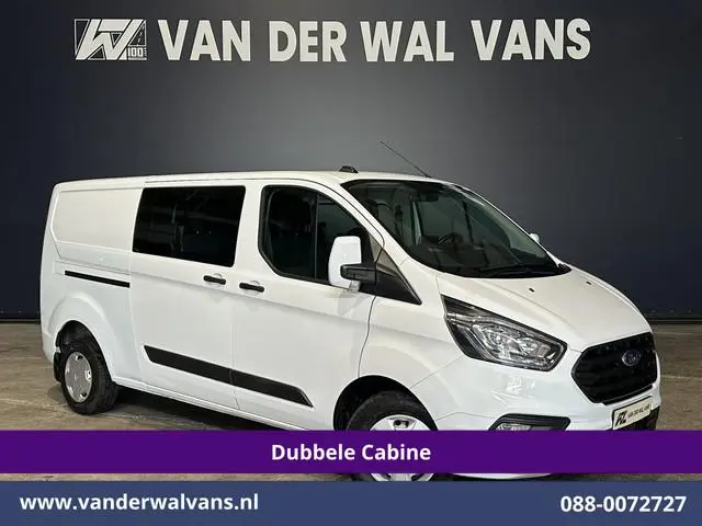 Ford Transit Custom 2.0 TDCI 131pk L2H1 Dubbele Cabine Euro6 Airco | 5-Zits | Apple Carplay | LED |...