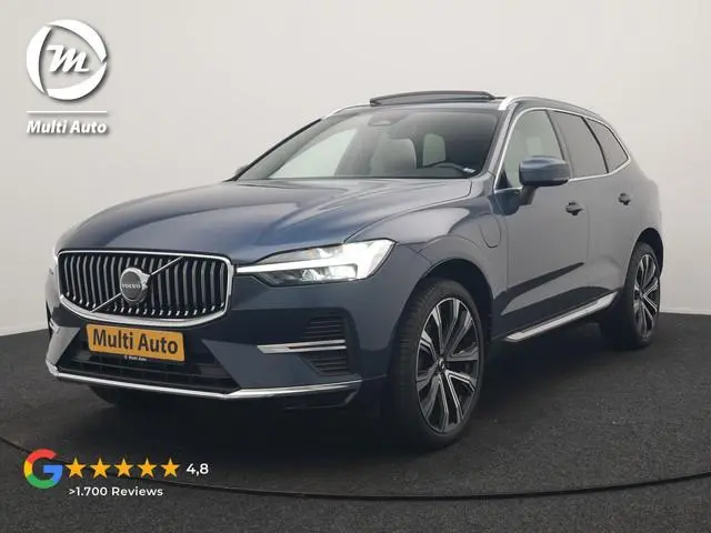 Volvo XC60 T6 AWD Plus Bright PHEV 350pk LONG RANGE Dealer O.H | Panodak | Adaptive Cruise | Tailore...