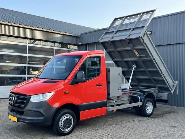 Mercedes-Benz Sprinter 514 2.2 CDI Kipper Airco Trekhaak 3500kg trekgewicht Telefoonverbinding 3-Per...