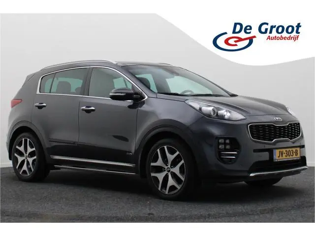 Kia Sportage 1.6 T-GDI 4WD GT-Line Automaat Panoramadak, Leer, Camera, Navigatie, Stuur-/Stoelverw.,...