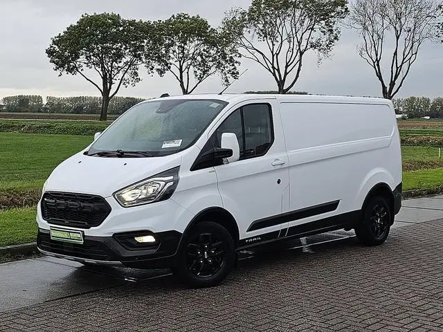 FORD TRANSIT CUSTOM 2.0 L2 TRAIL NAP Euro6 3-ZIts/Leer Lm-Velgen Raptor-Grille Trekhaak Onderhoudshi...