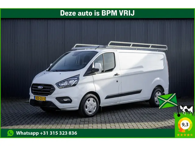 Ford Transit Custom 2.0 TDCI L2H1 Trend | 130 PK | Automaat | Carplay | Camera | Cruise | Airco | 3-...