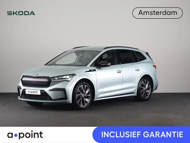 Skoda Enyaq iV 60 Sportline 180pk | SOH 93,79% | Navigatie | Matrix koplampen | Verwarmbare voorstoe...
