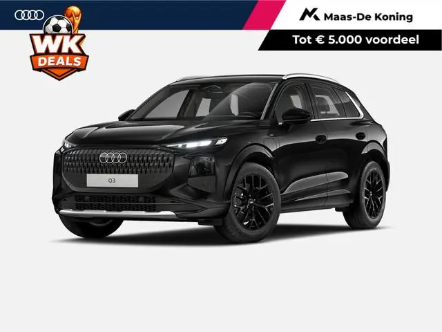 Audi Q3 1.5 200kW e-hybrid Advanced edition 272 PK · Trekhaak elek. wegklapbaar · Verwarmbaar stuurw...