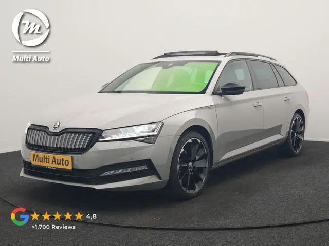 ŠKODA Superb Combi 1.4 TSI iV Sportline Business PHEV 218pk Dealer O.H. | Trekhaak Af Fabriek | Pano...