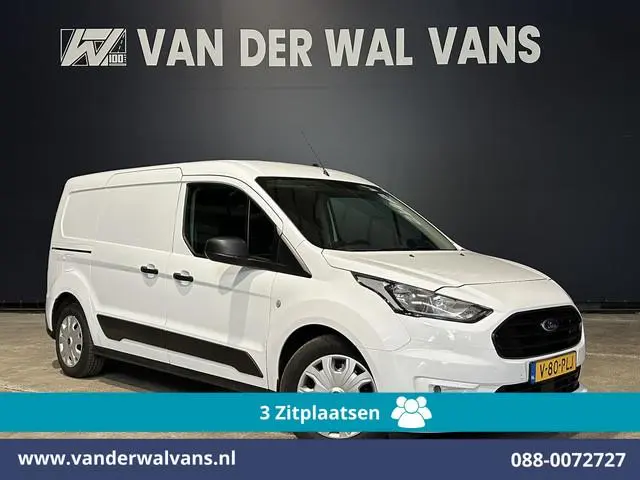 Ford Transit Connect 1.5 EcoBlue 120pk L2H1 Euro6 Airco | 3-Zits | Camera | Navigatie | Apple Carpla...
