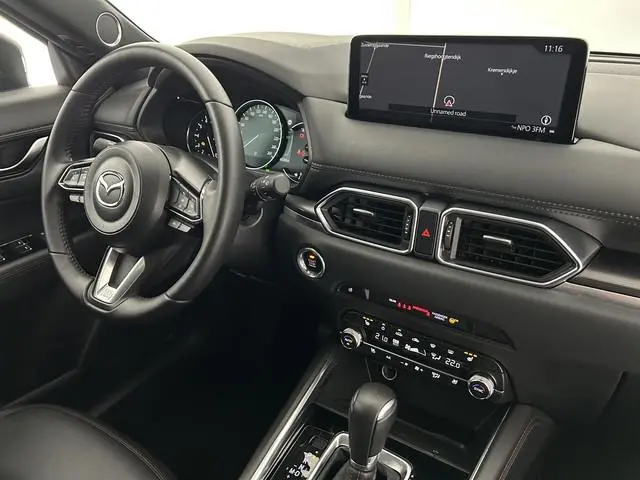 Mazda CX-5 2.5 194pk Homura Trekhaak Schuifdak Leder 360-Camera Bose Keyless Stoelverwarming
