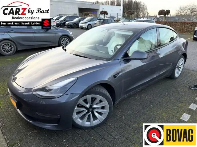 Tesla Model 3 PREMIUM LONG RANGE AWD 78 kWh Wit Leder | FSD 3 | Camera | Pano | Stoelverwarming