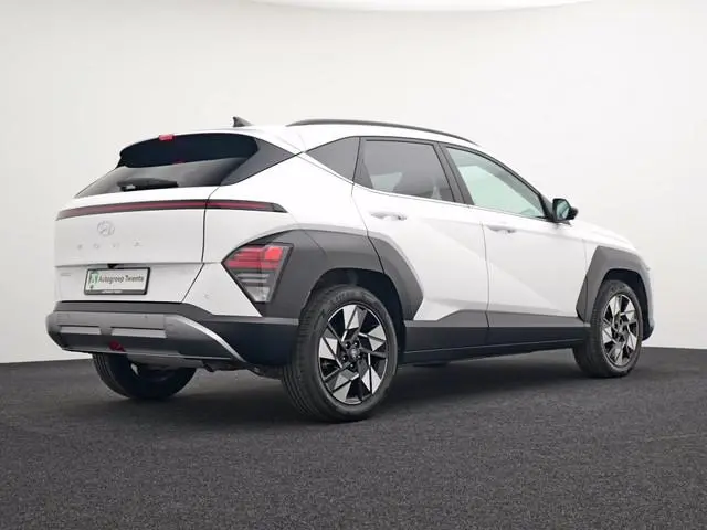 Hyundai Kona 1.6 GDI HEV Premium | Private lease 579 pm | Creme leder